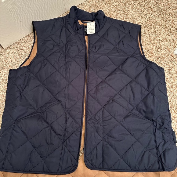 Men’s J Crew Vest. New with tags. Navy, size XXL. - Picture 1 of 4